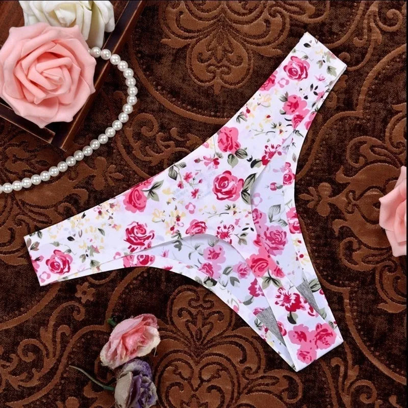 Our floral Women g-string interest sexy underwear ladies panties lingerie bikini panties underwear pants thong intimate wear high waist silk panties