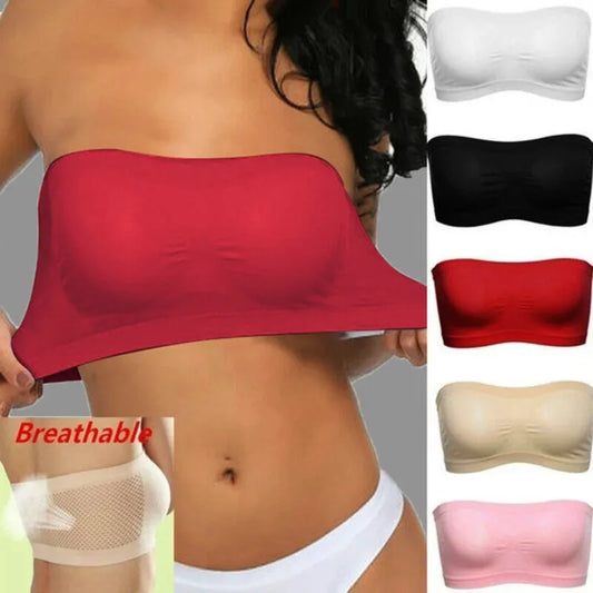 Our Women Sexy Strapless Bra Invisible Push Up Bras Underwear Seamless Solid Color Without Straps Bralette Lingerie Bras Bra Female