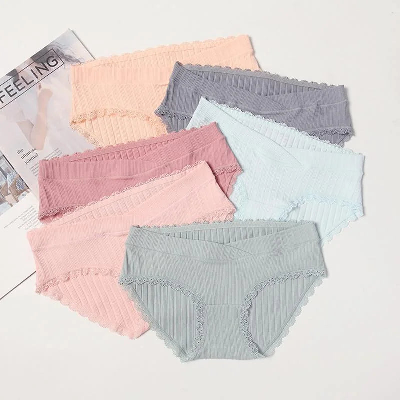 Our 7Pcs Maternity Panties Pregnancy Underwear Briefs Clothes for Pregnant Women Pregnancy Panty Intimates Clothing