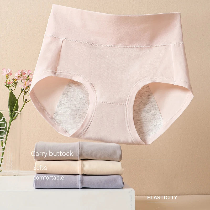 Our woman Menstrual Period Panties Women Cotton Physiological Panties High Waist Ladies Leak Proof Health Underwear Girls Briefs