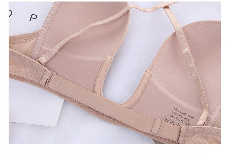 Our Invisible Backless Bra Women Strapless Sexy Lingerie U Neck Underwear for Wedding Dress Shoulder Strap Bra Push Up Seamless