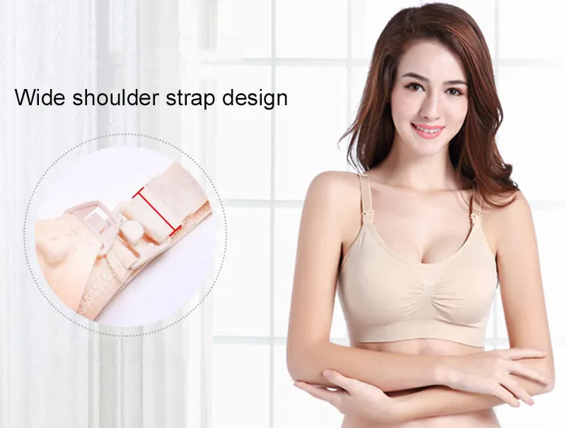 Hand Free Pumping Nursing Bra Breastfeeding Maternity Bras Women For Breast Special Underwear Pregnancy Clothes Can Wear All Day