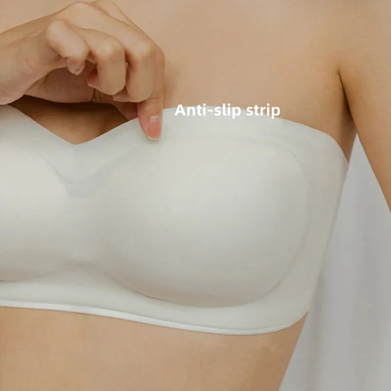 Our Women Invisible Bra Strapless Bralette 1/2 Cup Push Up Women's Underwear Female Seamless Party Wedding Bras Sexy Lingerie New