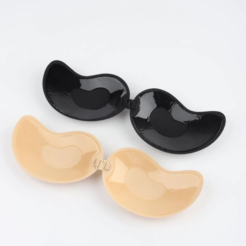 Our Mango Silicone Chest Stickers Lift Up Nude Bra Self Adhesive Bra Nude Invisible Cover Bra Pad Sexy Strapless Breast Petals